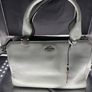 Coach satchel lily green pastel